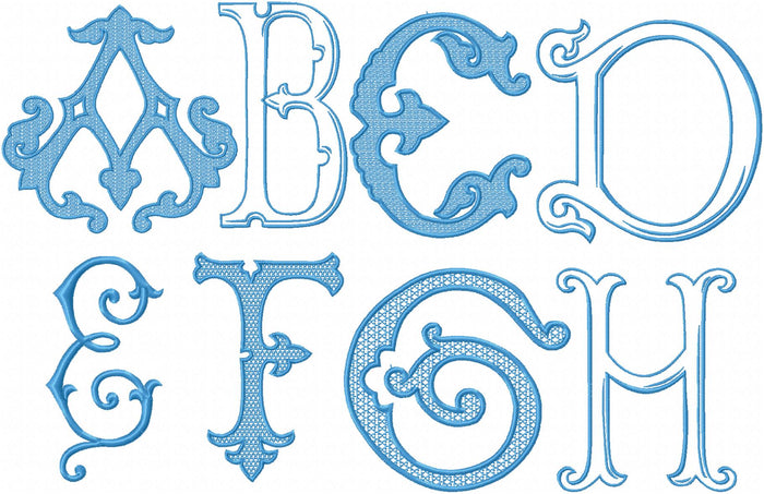 VINTAGE SERIES I  ****   FULL SET OF LETTERS******