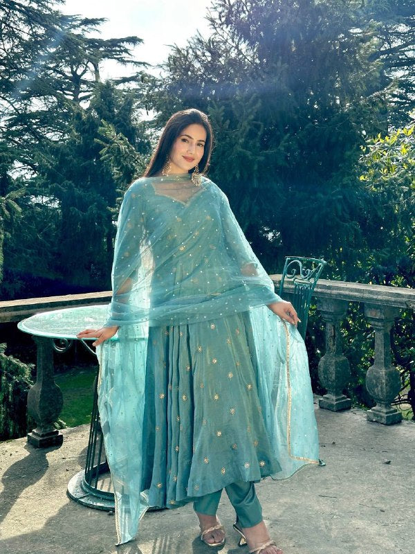 Whispers of Elegance in Blue