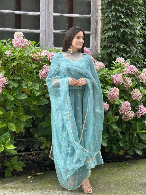 Whispers of Elegance in Blue