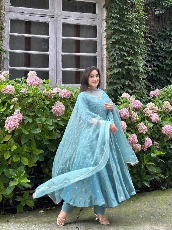 Whispers of Elegance in Blue