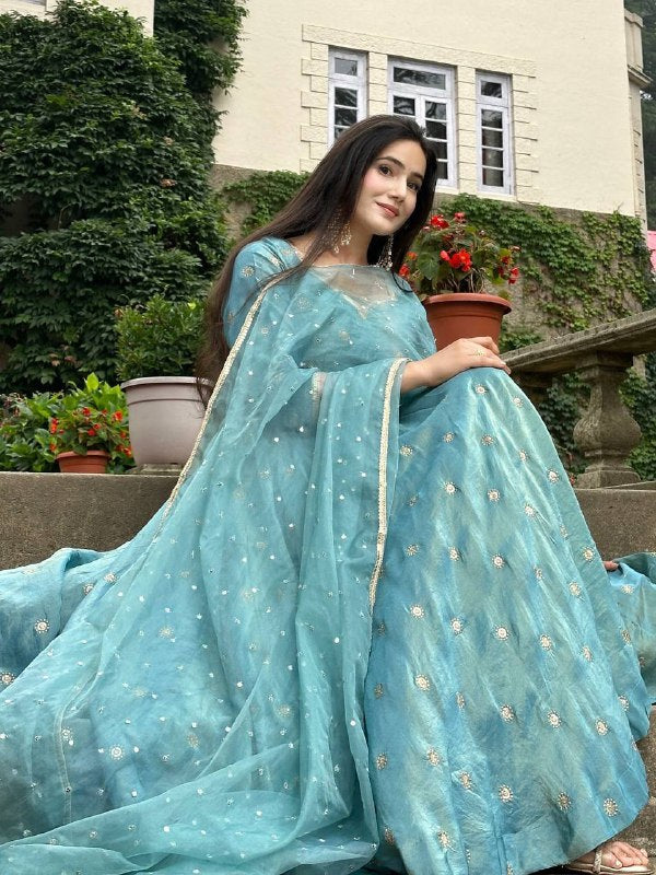 Whispers of Elegance in Blue