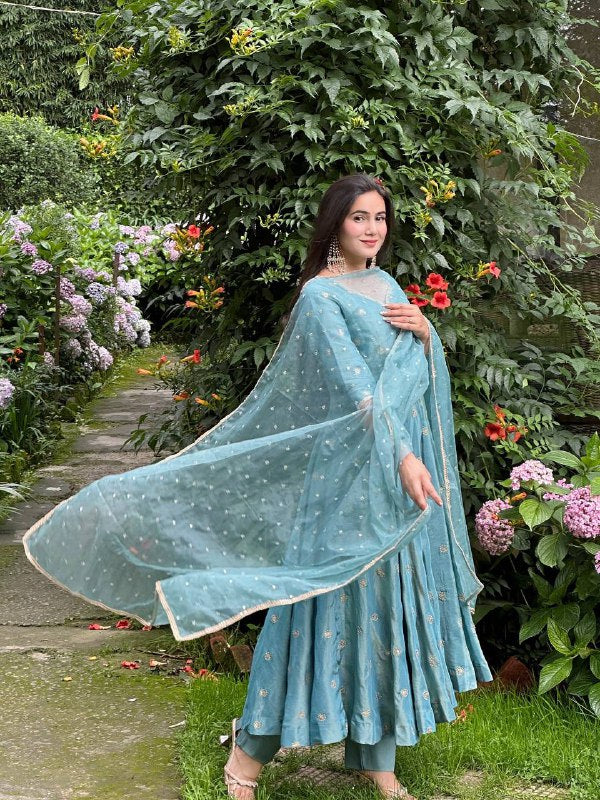 Whispers of Elegance in Blue