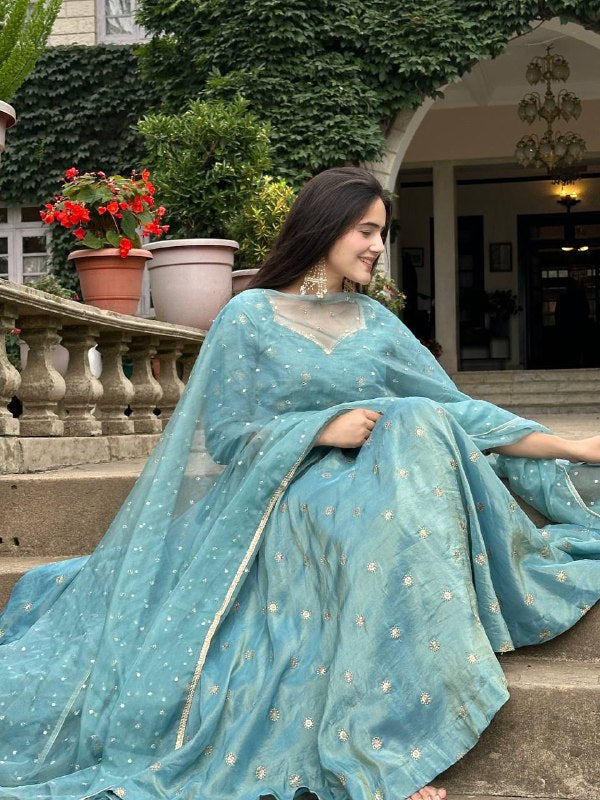 Whispers of Elegance in Blue