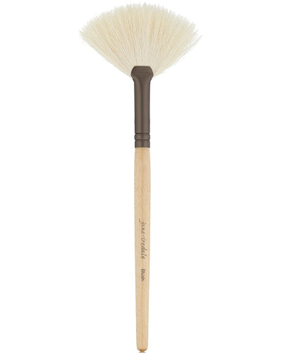 White Fan Brush