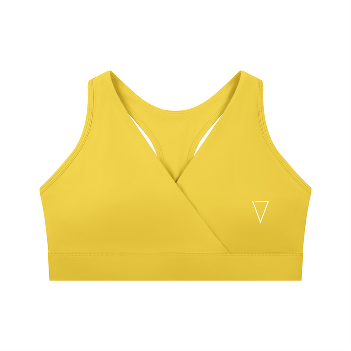 Women's Crossover V-Neck Sports Bra