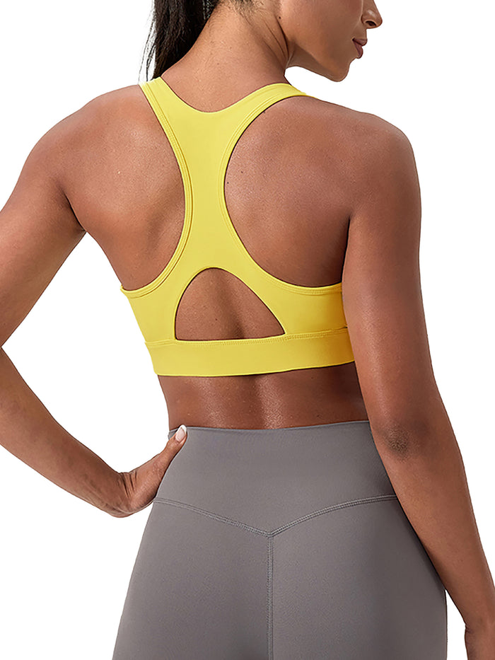 Women's Crossover V-Neck Sports Bra