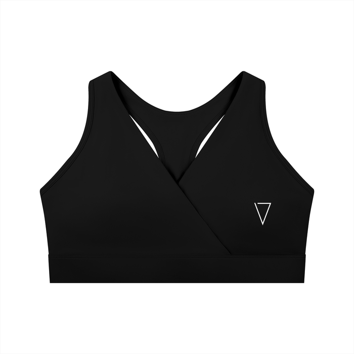 Women's Crossover V-Neck Sports Bra
