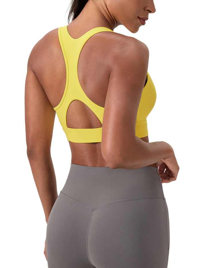 Women's Crossover V-Neck Sports Bra