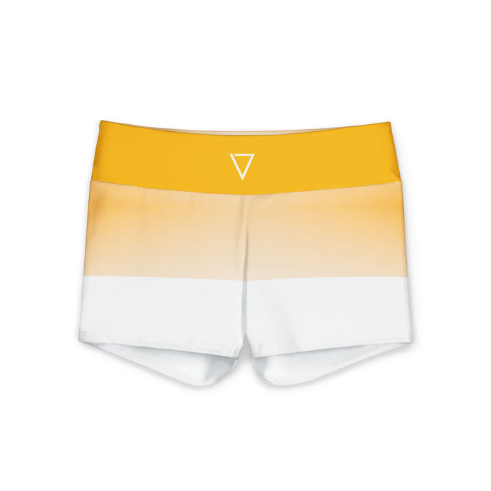 Women's Polyester Yoga Shorts (AOP)