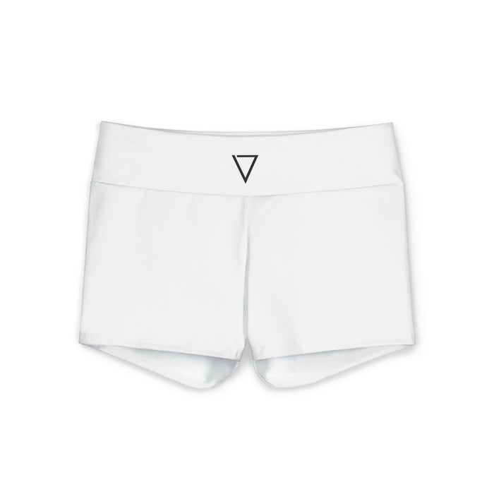Women's Polyester Yoga Shorts (AOP)