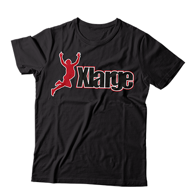 XLARGE - "Running Fat Man"