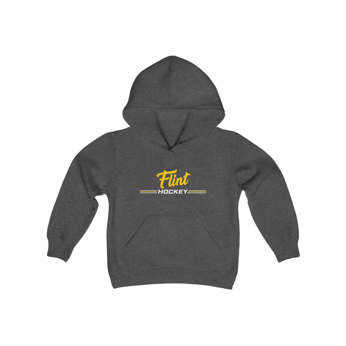 Youth Flint Hockey Heavy Blend Hooded Sweatshirt