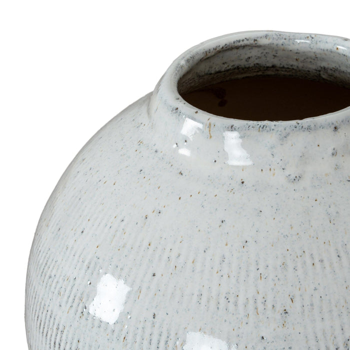 Zaffera Large Grey Glazed Vase Accessories