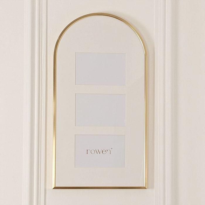 Zenaida Large Arched Top Gold Multi Photo Frame Accessories