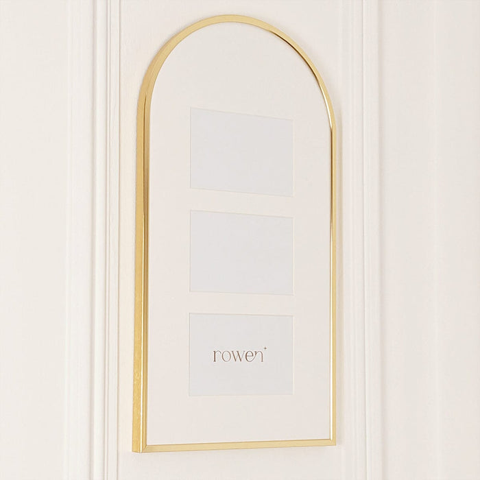Zenaida Large Arched Top Gold Multi Photo Frame Accessories